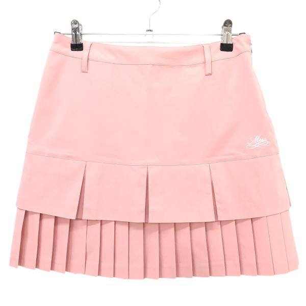 M・U SPORTS 【新品】MUスポーツ プリーツスカート ピンク ロゴ白