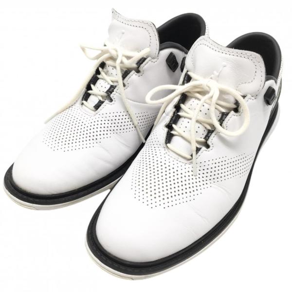 【美品】ナイキ ゴルフシューズ 白×黒 DM0103-110 ジョーダン ADG4 スパイクレス メンズ 25.5 ゴルフウェア NIKE NIKE（ナイキ） 【美品】ナイキ ゴルフシューズ 白×黒 DM0103-110