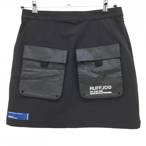 RUFFLOG（ラフロッグ） 【新品】ラフロッグ スカート 黒 前異素材