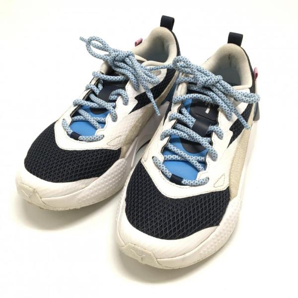 【超美品】プーマ×PTC ゴルフシューズ ネイビー×白 309780-01 GS-X Efekt スパイクレス Palm Tree Crew メンズ 25.5 ゴルフウェア PUMA PUMA（プーマ） 【超美品】プーマ×PTC ゴルフシューズ ネイビー×白