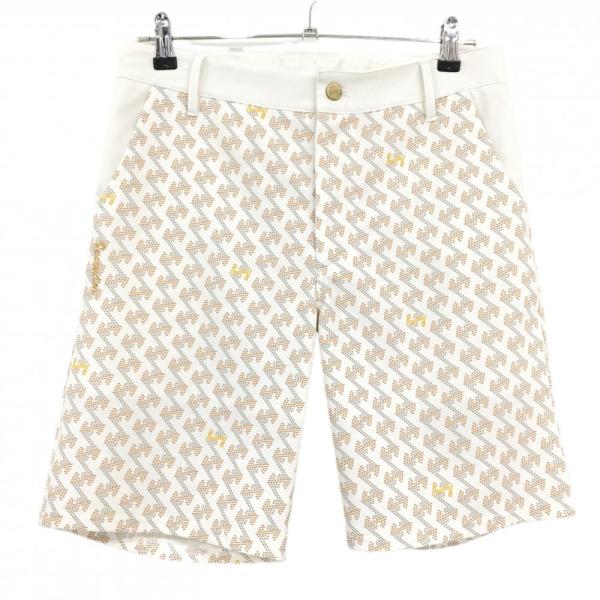 Resurrection 【美品】レザレクション ハーフパンツ 白×オレンジ系 総