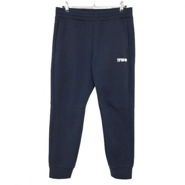 TFW49 ジョガーパンツ ネイビー×白 ダンボールニット ウエストゴム メンズ XL ゴルフウェア 2025年モデル TFW49