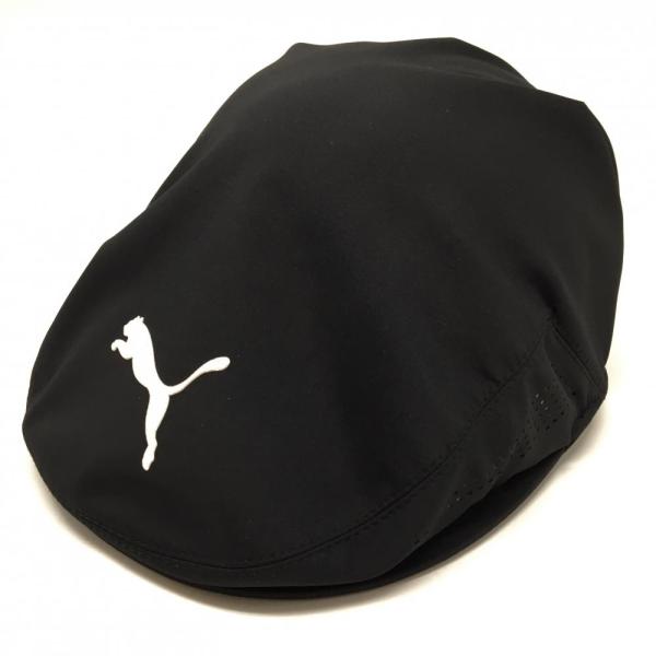 プーマ ハンチング帽 黒 ロゴプリント  US-L   ゴルフウェア PUMA