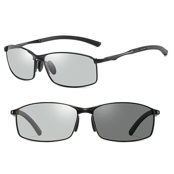 偏光＋変色 サングラス メンズ 運転用 ドライブ 釣り 紫外線 UV400カット REONAS 偏光変色2