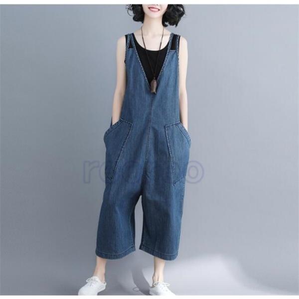 ワイドパンツ レディース サロペット デニム ガウチョ オーバーオール オールインワン 個性的 夏 カジュアル 代 30代 40代 50代 Buyee Buyee Japanese Proxy Service Buy From Japan Bot Online