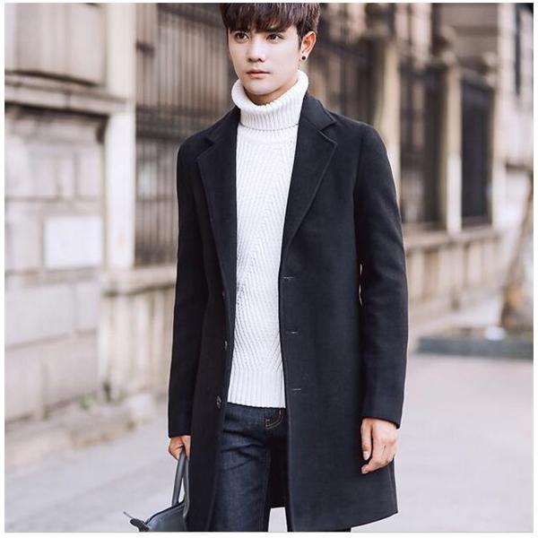 チェスターコート メンズ トレンチコート ロング丈 アウター 冬 ビジネスコート スリム 細身 Buyee Buyee 日本の通販商品 オークションの代理入札 代理購入