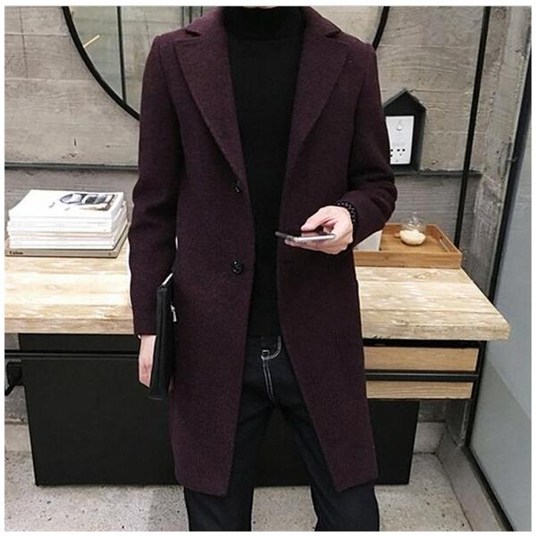 チェスターコート メンズ トレンチコート ロング丈 アウター 冬 ビジネスコート スリム 細身 Buyee 日本代购平台 产品购物网站大全 Buyee一站式代购 Bot Online