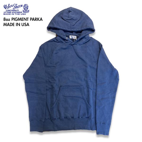 Velva Sheen ベルバシーン  161479P MADE IN USA 8oz PIGMENT プルオーバー スウェットパーカートレーナー 無地 ラグランスリーブ
