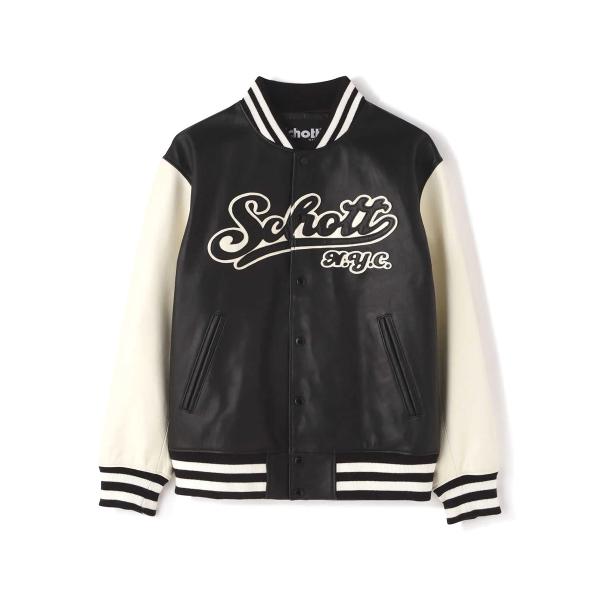 SCHOTT 100周年限定 STADIUM JACKET スタジャン Schott N.Y.C 【SALE】【40%OFF】SCHOTT ショット 7822250024