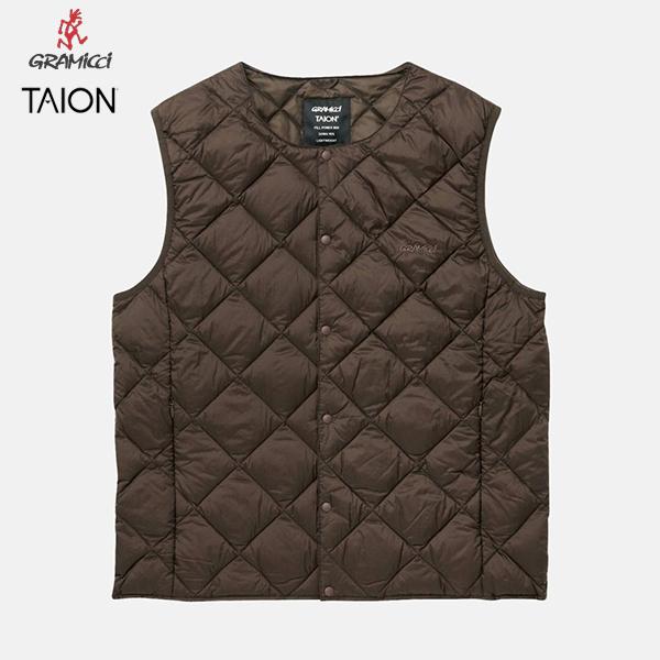 新品未使用品　GRAMICCI×TAION ダウンベスト GRAMICCI（グラミチ） × TAION × タイオン コラボ INNER DOWN VEST V