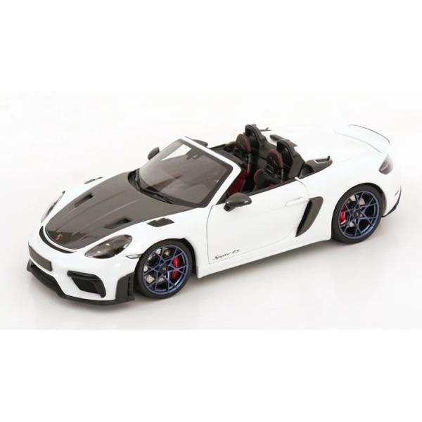 ミニチャンプス 1/18 ポルシェ 718 スパイダー RS Weissach Package