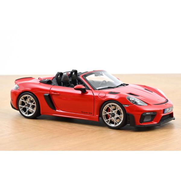 ノレブ 1/18 ポルシェ 718 スパイダー RS 2023 ガーズ レッド 開閉