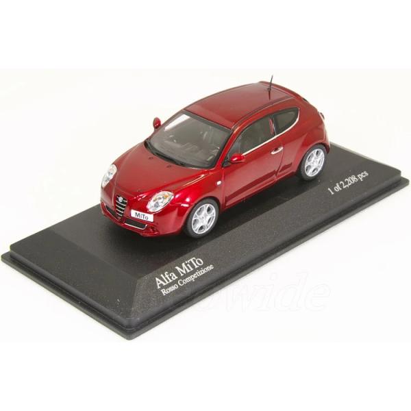 ミニチャンプス 1/43 アルファロメオ ミト 2009 レッド・メタリック