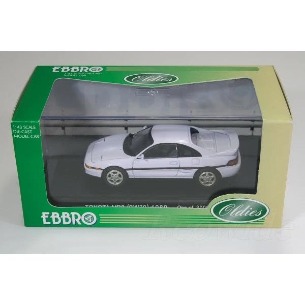 エブロ 1/43 トヨタ MR2 SW20 1989 ホワイト EBBRO : 寝具・インテリア