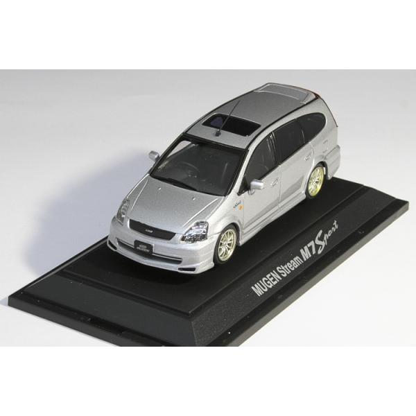 エブロ 1/43 ホンダ 無限 ストリーム M7 スポーツ シルバー HONDA