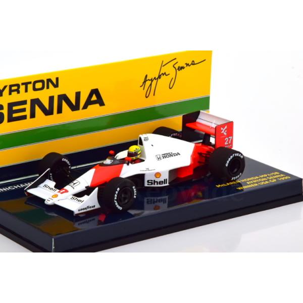 ミニチャンプス 1/43 マクラーレン MP4/5B 優勝 アメリカGP 1990 セナ デカール付き ミニチャンプス 1/43 マクラーレン MP4/5B 優勝 アメリカGP 1990 セナ デカール付き