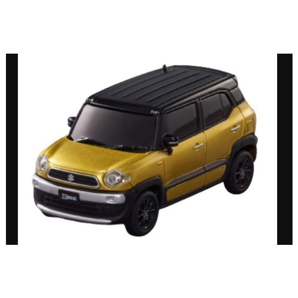スズキ クロスビー プルバックミニカー イエロー : 寝具・インテリアの