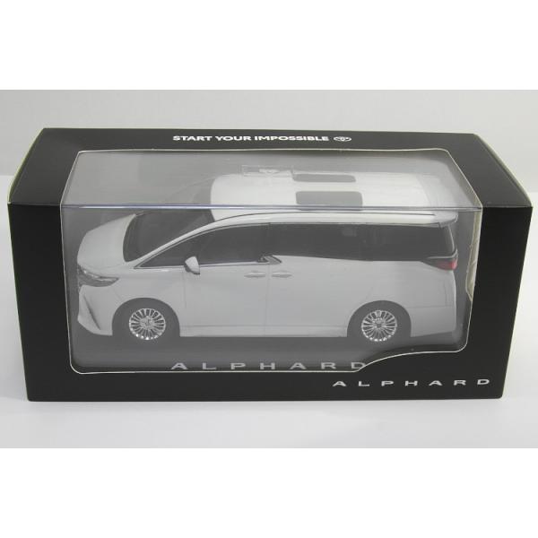 希少品 アルファード 30系後期 カラーサンプルミニカー スティール