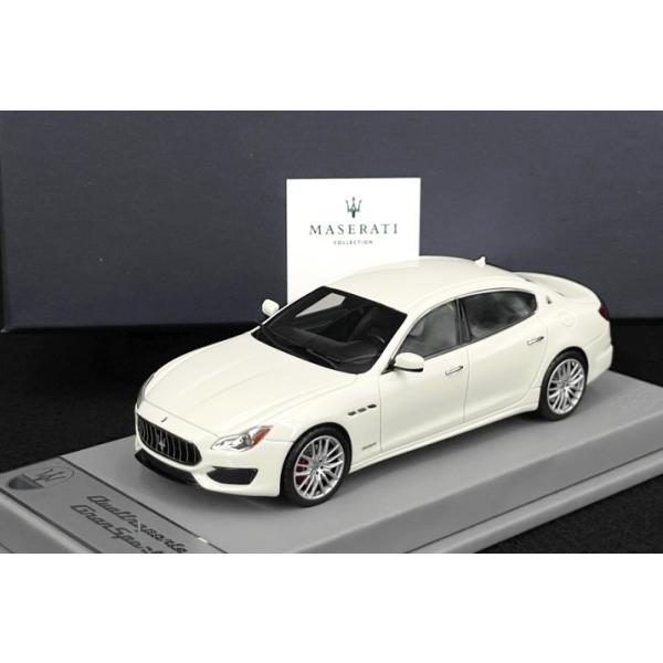 マセラティ 特注 BBR 1/43 クワトロポルテ グランスポーツ 2017 Maserati Quattroporte GranSport Limousine Bianco Alpi