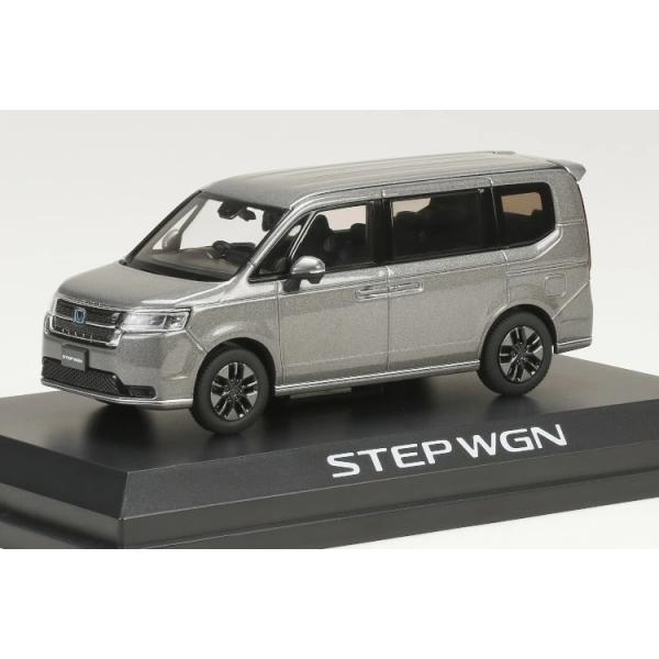 ホビージャパン 1/43 ホンダ ステップワゴン スーパープラチナグレー