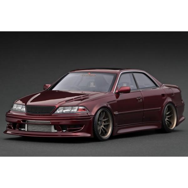 イグニッションモデル 1/18 ヴェルテックス JZX100 マーク II レッド