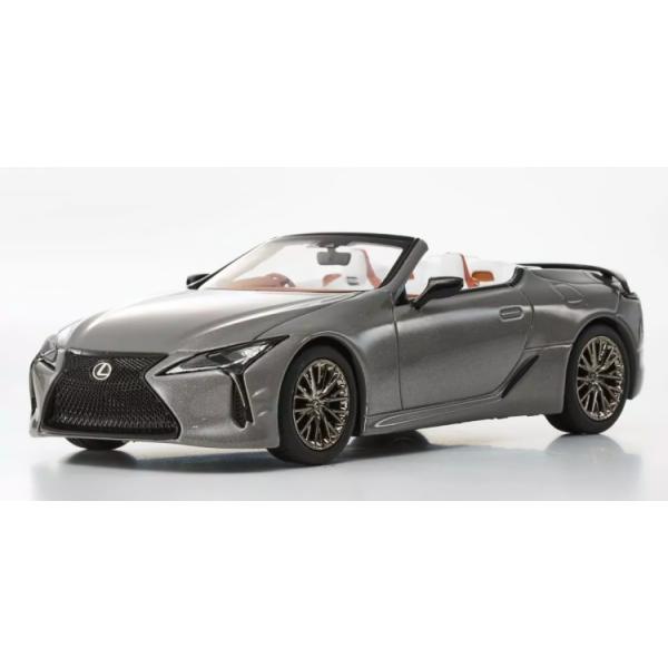 京商 1/43 レクサス LC500 コンバーチブル ピナクル ニュートリノグレー Kyosho Lexus LC 500 Convertible Pinnacle Neutrino Gray