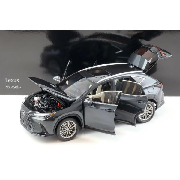 京商 1/18 レクサス NX 450h+ グラファイトブラック ガラスフレーク