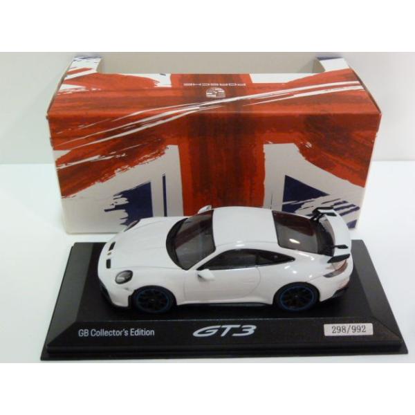 UKディーラー限定 ミニチャンプス 1/43 ポルシェ 911 GT3 992 ホワイト