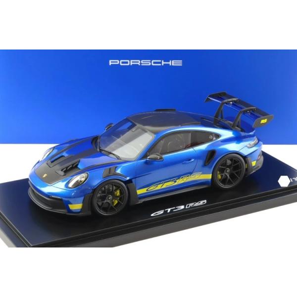 スパーク 1/18 ポルシェ 911 992 GT3 RS サファイアブルー 300台限定