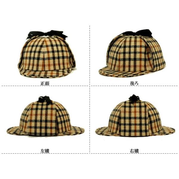 Daks ダックス ウール ツイード チェック ホームズキャップ 探偵帽 ブラウン帽子 Buyee Buyee 日本の通販商品 オークションの入札サポート 購入サポートサービス