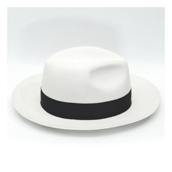 中折れハット メンズ つば広 ウール フェルト ハット Edo Hat