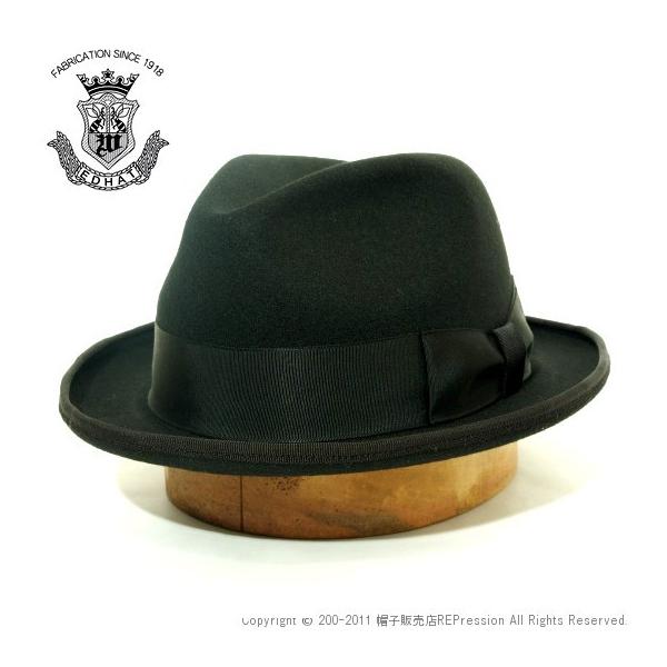 リボン付きエレガンスウールハットMADE IN ENGLAND 20周年限定リボン チョコレート フェルト カンカン帽 | Q-pot. ONLINE SHOP