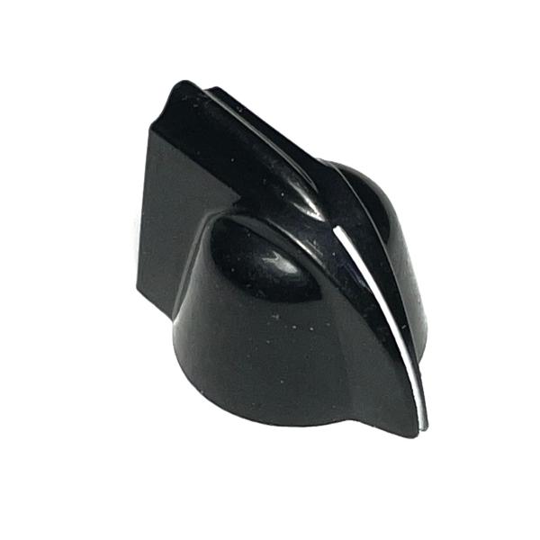 少し小ぶりなチキンヘッドノブ1.5mm の六角レンチで締めて固定するタイプです。カラー：ブラック高さ：14mm幅：17mm全長：23mm内径：φ6.35