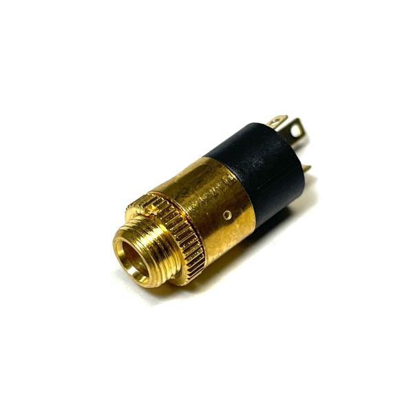 フォンジャック3.5mmステレオ TRS 仕様ゴールド金メッキ端子
