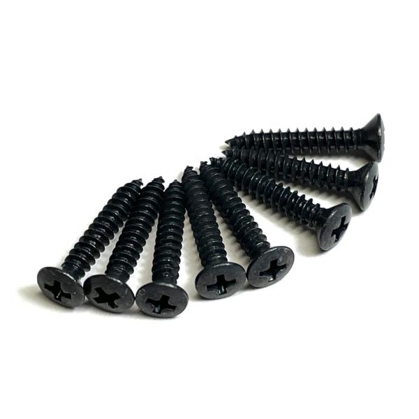 エスカッションなどに使える丸皿ビス。8本入り。サイズご確認の上ご注文ください。