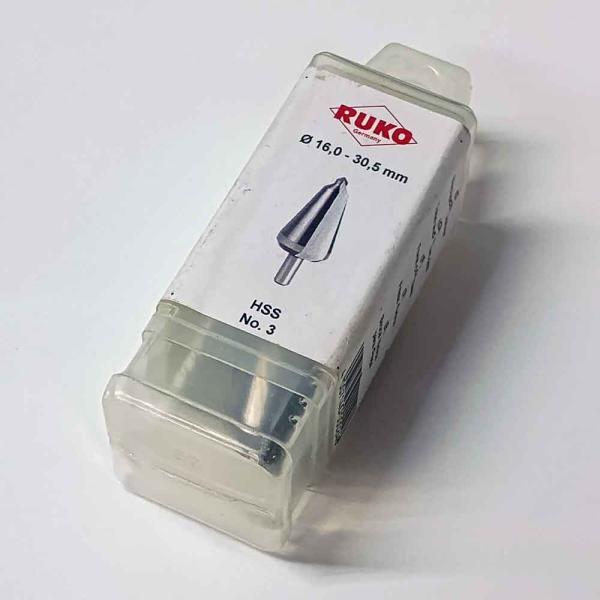 RUKO（ルコ）円錐シートドリル テーパードリル HSS No.3 (16.0-30.5mm)