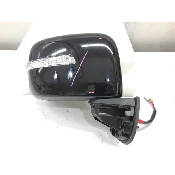 スズキ スペーシア MK53S 純正 右 ドアミラー 7ピン ソリッドブラック