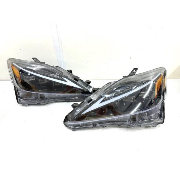 社外】レクサスIS GSE20 3眼LEDヘッドライト左右セット （96A-54