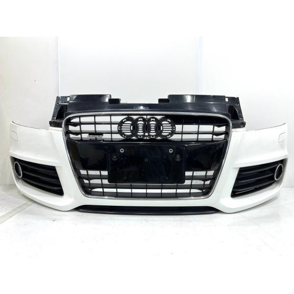 アウディTT 8J S-Line 純正フロントバンパー 白ソリッド 8J0807437D