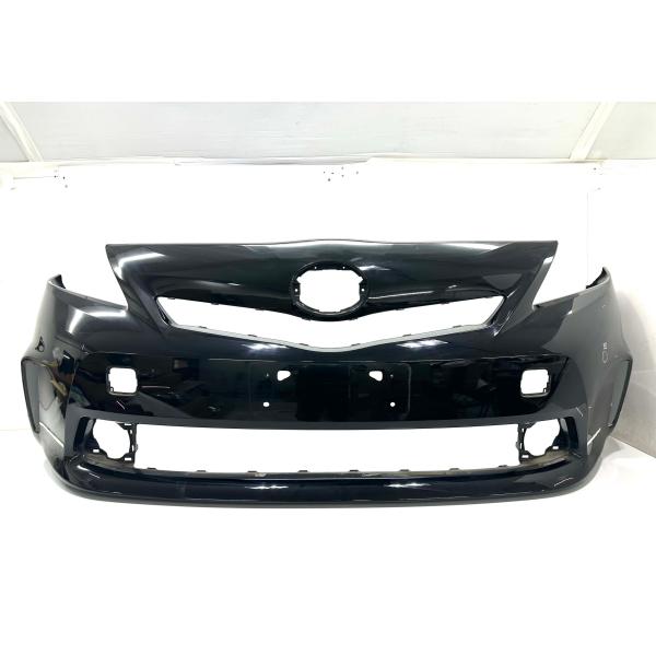 トヨタ プリウスα ZVW40 前期 純正 フロントバンパー 52119-47240 黒