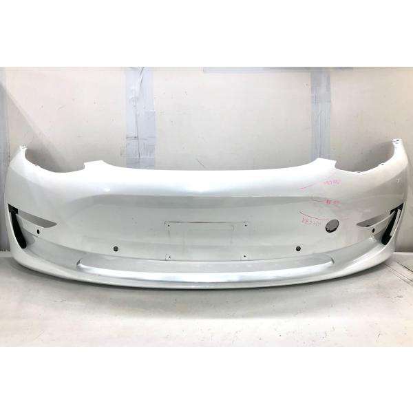 テスラ モデル3 純正 フロントバンパー　パールホワイト repart_b50-3