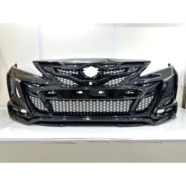 社外】カムリ AXVH70 純正フロントバンパー・デイライト付 黒218 （B66 