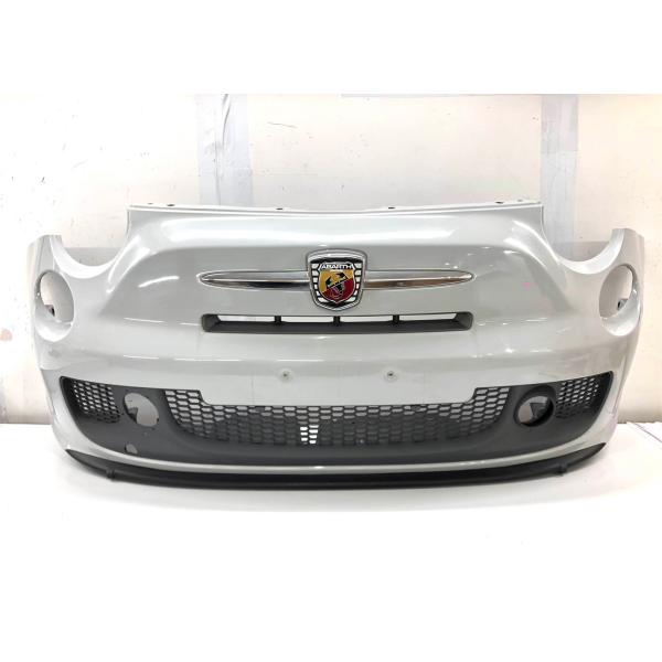 アバルト 500 純正 フロントバンパー 735465484 200176 グレー系（B80