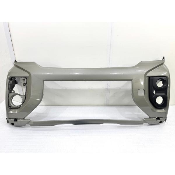 軽キズ】スペーシアギア MK54S/MK94S 純正フロントバンパー グレー系
