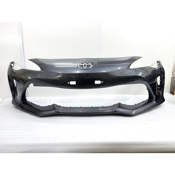 軽キズ】86/ハチロク ZN6 後期 純正フロントバンパー グレーメタリック