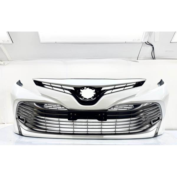 トヨタ カムリ AXVH70 前期 純正 フロントバンパー ロア フォグ付き