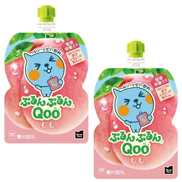 ぷるんぷるんQoo 10ケースセット ミニッツメイドQoo もも 125g × 6本