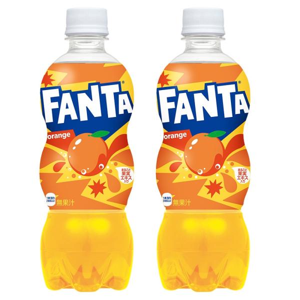 ファンタ 2ケースセットファンタ オレンジ 500ml PET × 24本 ＋2箱48本