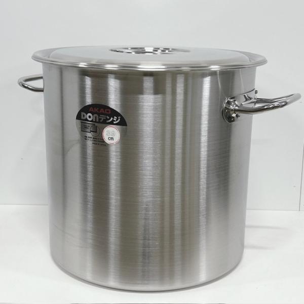 アカオ AKAO DON 寸胴鍋 中古品 39cm 業務用寸胴鍋 アルミ寸胴鍋 中古】業務用 AKAO/アカオアルミ DON デンジ アルミ寸胴鍋 寸どう鍋 39