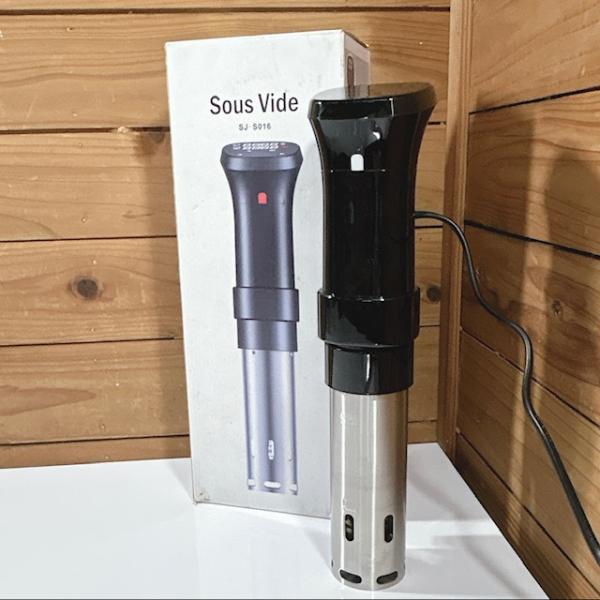 中古】Sous Vide 低温調理器 1100W タッチパネル式 防水仕様 SJ-S016